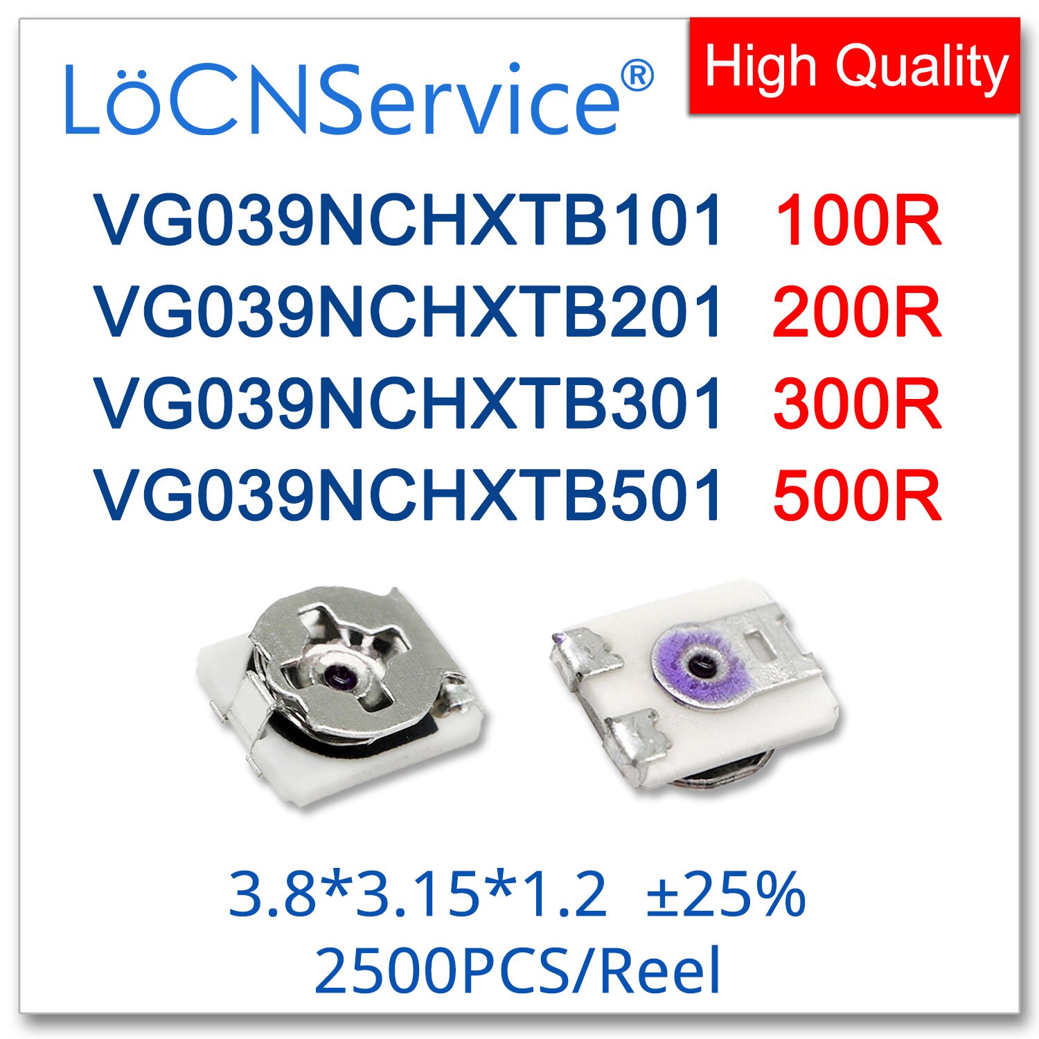 LoCNService ǰ 3*3 3.8*3.15*1.2 25% VG039NCHXTB10..